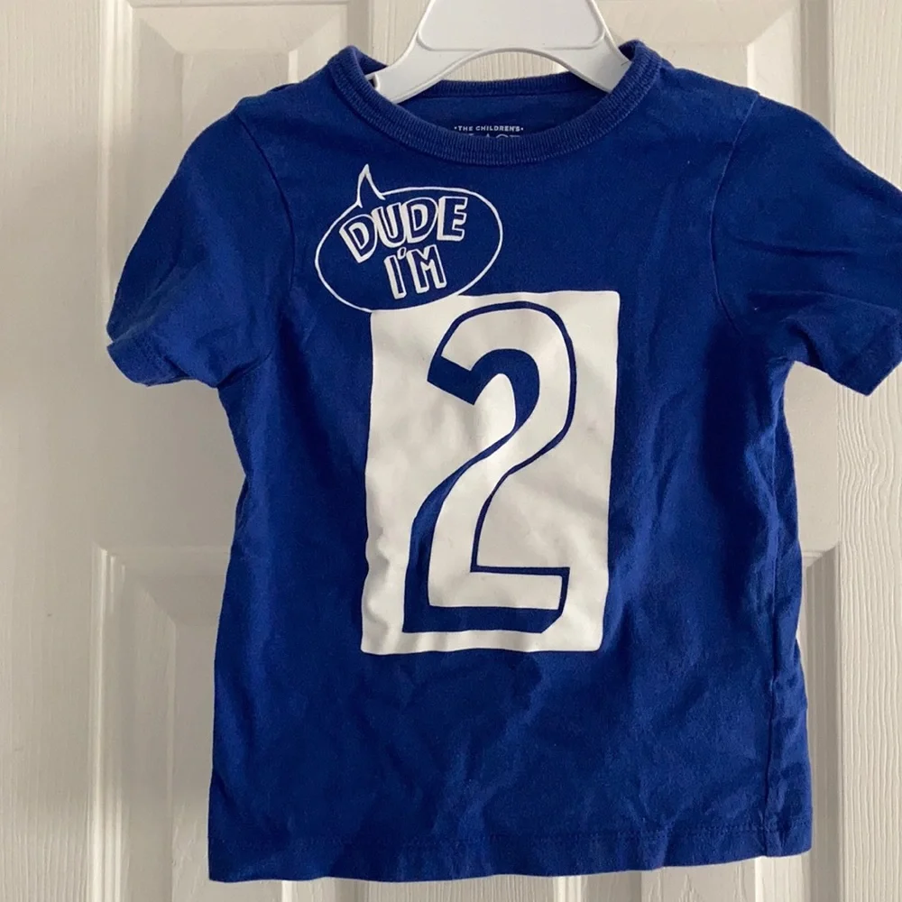 THE CHILDREN’S PLACE GRAPHIC TEE DUDE IM 2 SIZE 2T